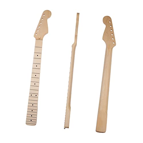 Canada Maple DIY E-Gitarrenhals 22 Bünde Für E-Gitarrenhals-Ersatzteile Im For ST-Stil Gitarre Hals Ersatz