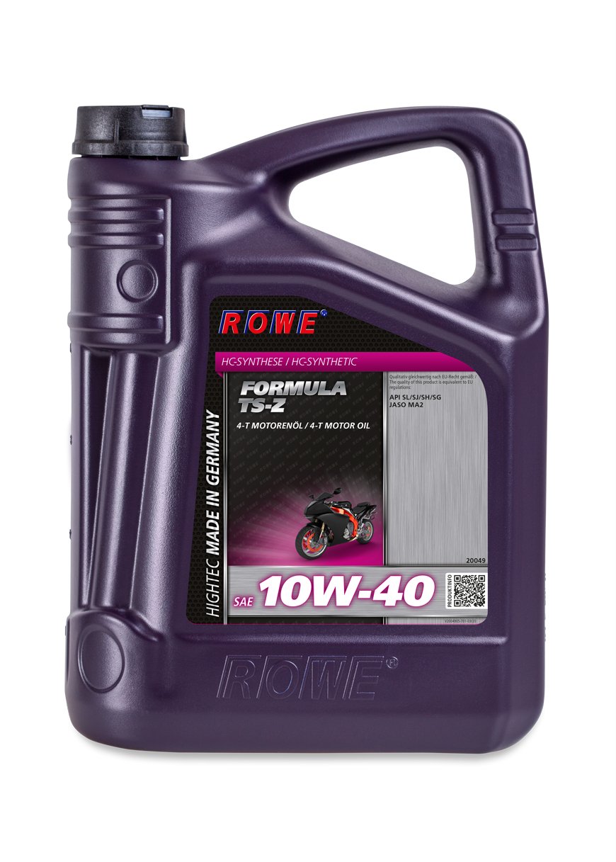 ROWE - 5 Liter HIGHTEC FORMULA SAE 10W-40 TS-Z Motorenöl - Motoröl für Motorrad