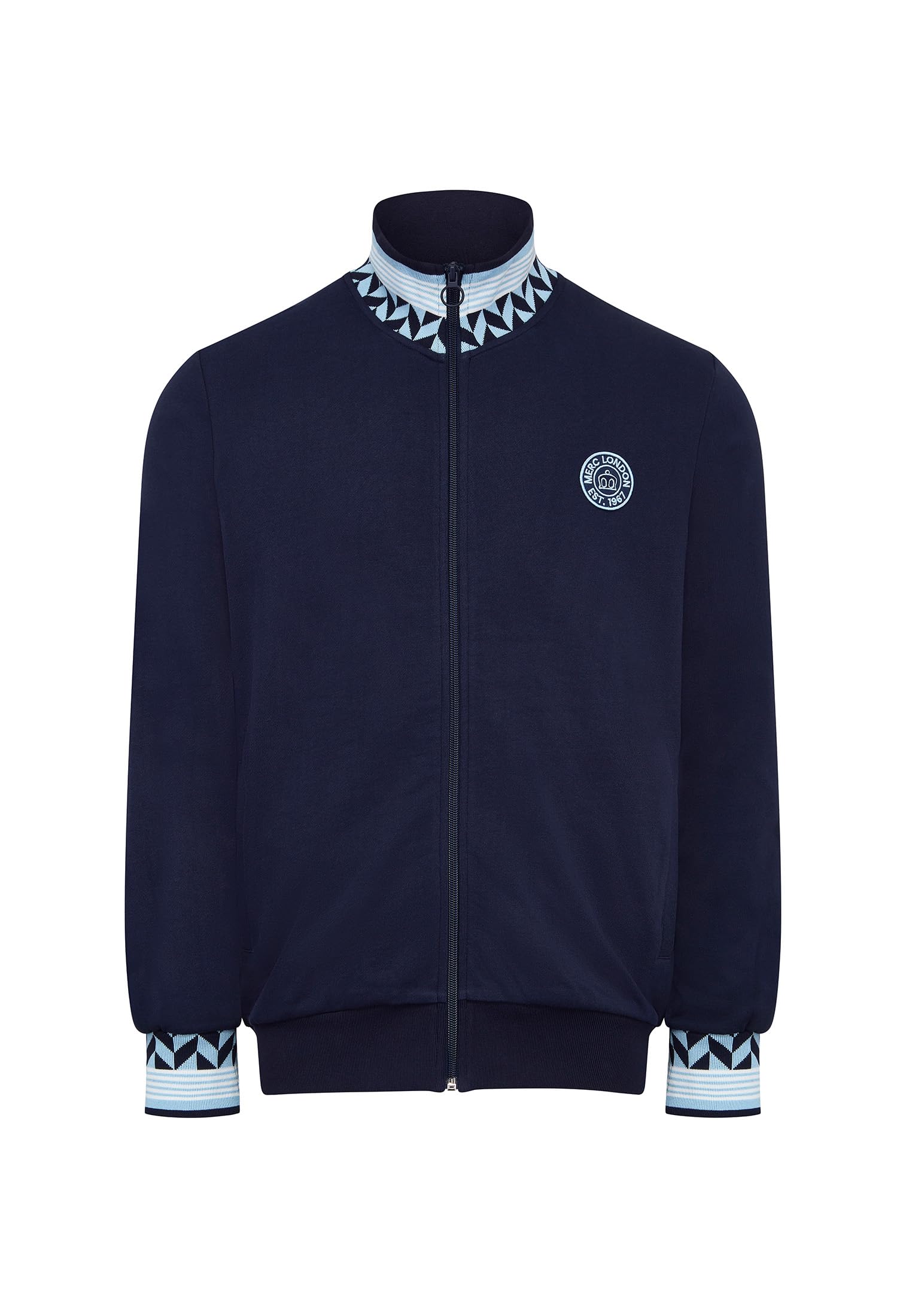 Merc Herren Benjamin Sweatshirt, Marineblau, L