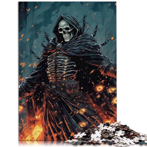 Puzzles Black Fire Leach, 1000-teiliges Holzpuzzle, Spaß für Aktivitäten zu Hause, Geburtstagsgeschenk, Reisegeschenk, 1000 Teile (50 x 75 cm)