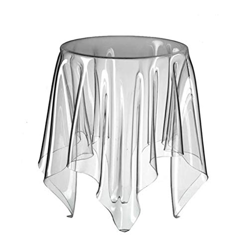 Exquisiter Couchtisch, Beistelltisch, Tee-Beistelltisch, nordischer transparenter Couchtisch, moderner, kreativer Geistertisch, kleiner Wohnungs-Rundtisch, Acryl-Zaubertisch, geformter Beistelltisch,