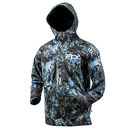 FROGG TOGGS Herren Ftx Armor Premium Regenjacke, wasserdicht, für Angeln und Angler Jacke, Kryptek Neptune, XXL