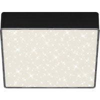 Briloner LED-Deckenleuchte 'Flame Star' schwarz 15,7 x 15,7 cm 1000 lm