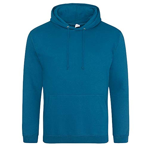 Just Hoods - Unisex College Hoodie/Deep Sea Blue, 3XL