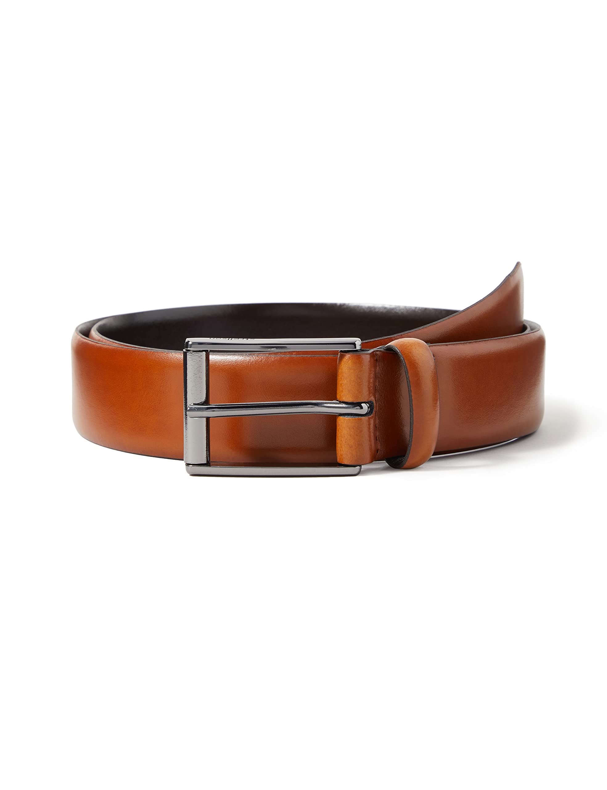 Strellson Premium Herren Belt Gürtel, Braun (Cognac 55), 85 cm