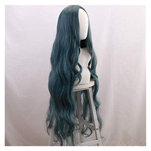 LINLINCD-Anime Coser Wig Anime WIG Shirogane TSUMUGI Grün Korallenhaare Menschen Cosplay Comic Con Halloween Party Karneval Männer und Frauen Anime Fans Geschenk