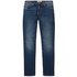 TOM TAILOR Herren Josh Regular Slim Jeans, blau, Logo Print, Gr. 32/32