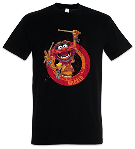 Wicked Drummer T-Shirt - Schlagzeuger Drums Heavy Metal Rockabilly Rock T-Shirt Größen S - 5XL (XXXL)