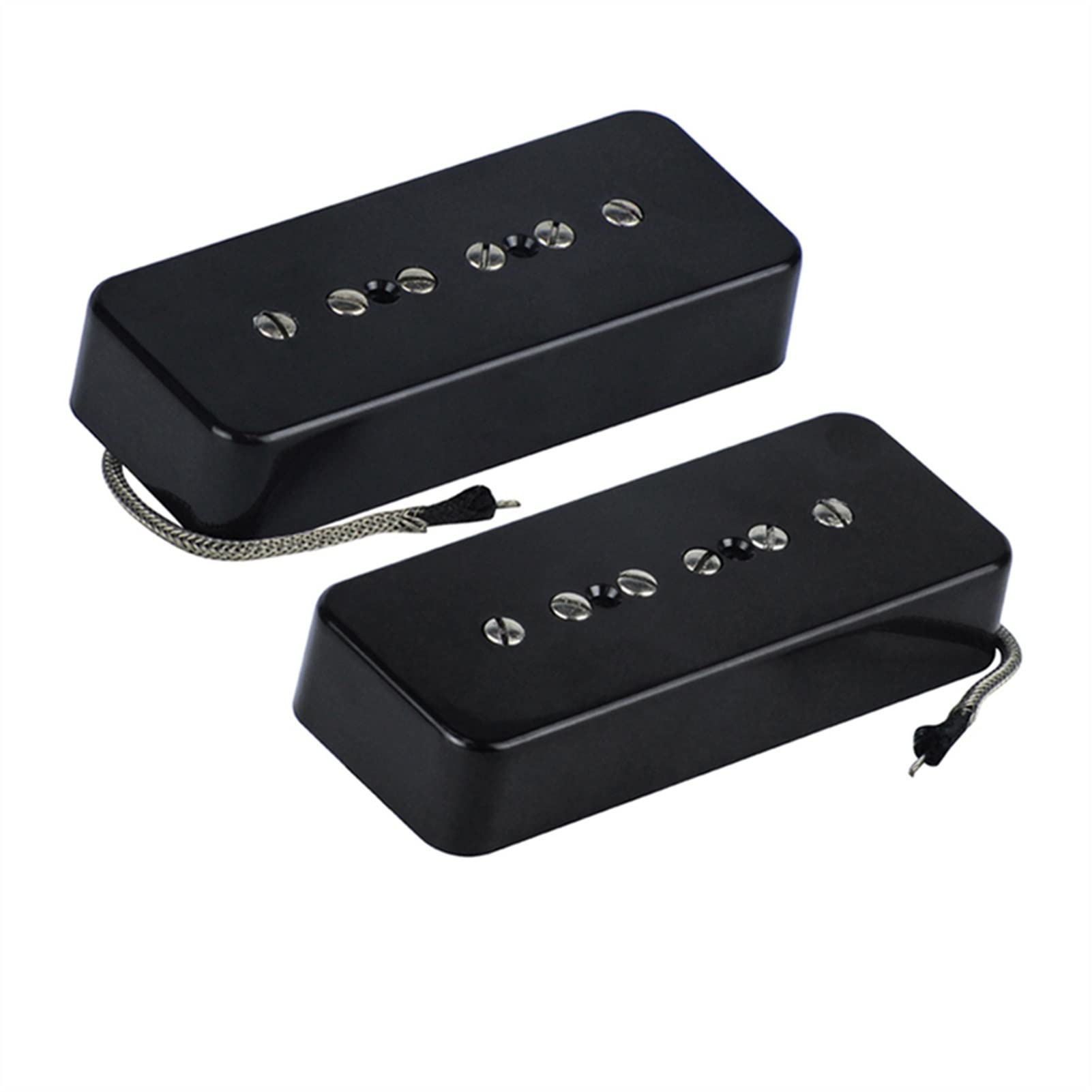 ZENGXUE Set Von Nackenbrücken Seifenschiene P90 Pickup Alnico 5 E-Gitarre-Pickup Single-Coil Guitar-Teile Humbucker Tonabnehmer Set