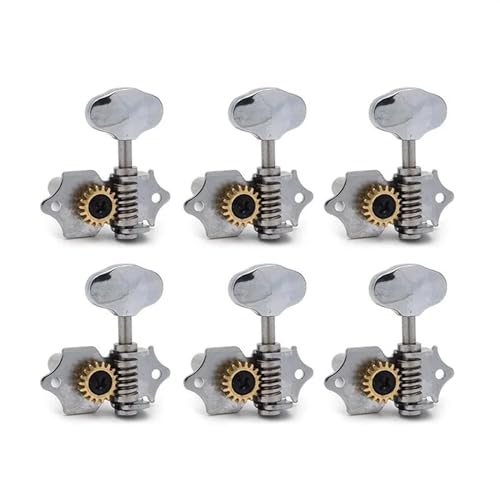 Strings Tuning Pegs Mechaniken Für Gitarre Gitarre Locking Tuner Tuning Nagel Maschine Kopf Mittelloch Ersatzteile (Color : 6L)