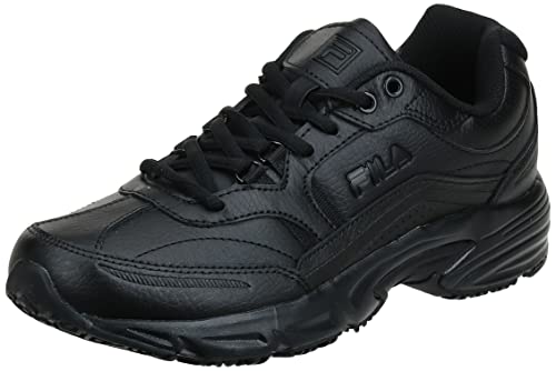 Fila Men's Memory Workshift Cross-Training Shoe,Black/Black/Black,10.5 4E US