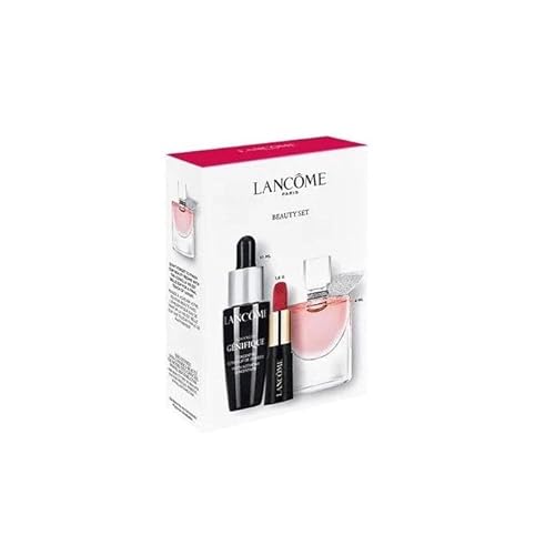 Lancôme- Beauty Set - Travel Set - La Vie est Belle L'Eau de Parfum 4ml + Advanced Génifique Serum 10ml + L'Absolu Rouge Drama Matte 505 Attrape Odeur 1.6g