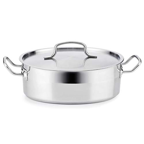 Quid Cook INOX Basika Topf, Edelstahl 32 x 7,5 cm