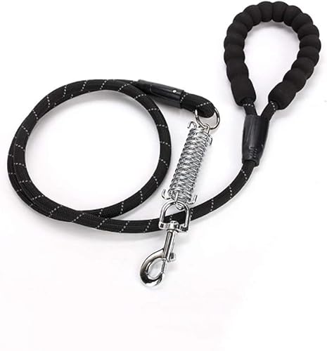 Hundeleine, Rollleinen für Hunde Pet Leash Nylon Reflektierende Feder Explosionsgeschützte Chong Medium Hundeleine Rundes Seil