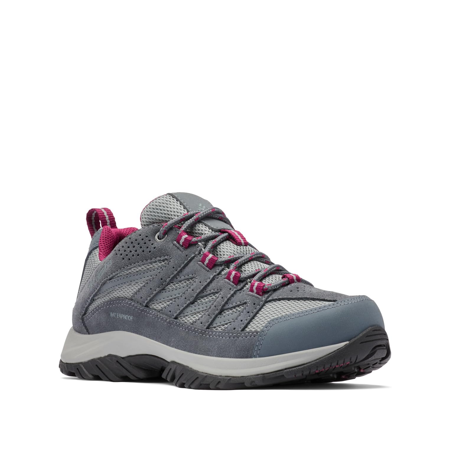 Columbia Crestwood Wanderschuhe für Damen, Blau (Zinc x Dark Fuchsia), 41 EU