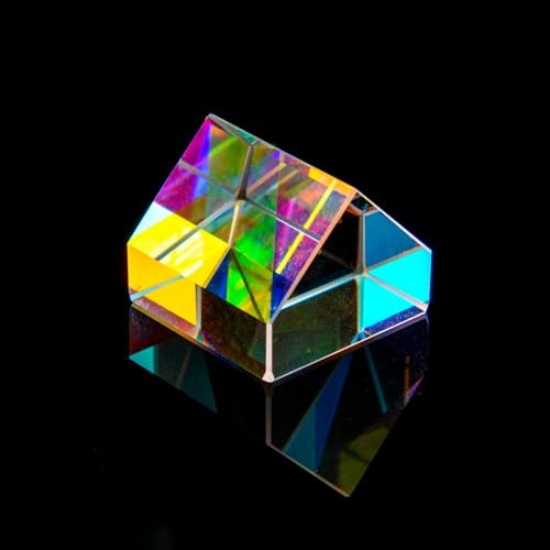 15 18 22 mm RGB X-Cube Prismenkombinator Splitter Kreuz dichroitisches Polyeder Pyramide Physik Lehrdekoration Fotoobjektiv (20 mm Haus)