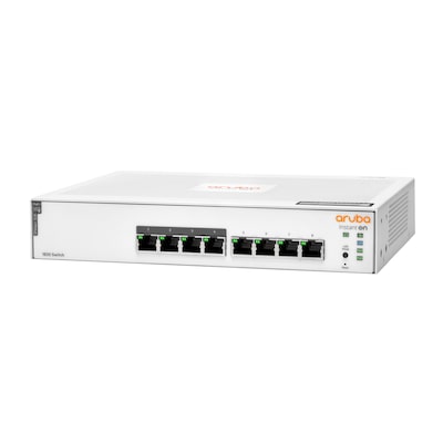 HPE Aruba Instant On 1830 8G 4p PoE 65W Switch Klasse 4 EU lüfterlos 0dB