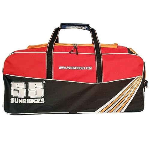 Ss Blast Cricket-Tasche mit Rollen, Rot/Schwarz