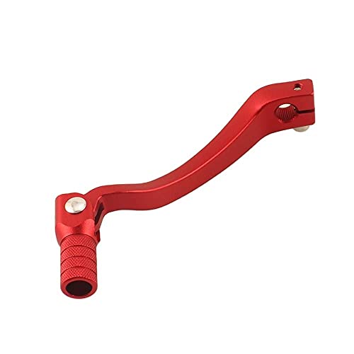 Skdvy Dirt Bike Klappbarer Schalthebel, CNC-Klapp-Aluminium-Schalthebel for Motorrad, NC250, ATV, Dirt Bike, Pit Bikes(Red)