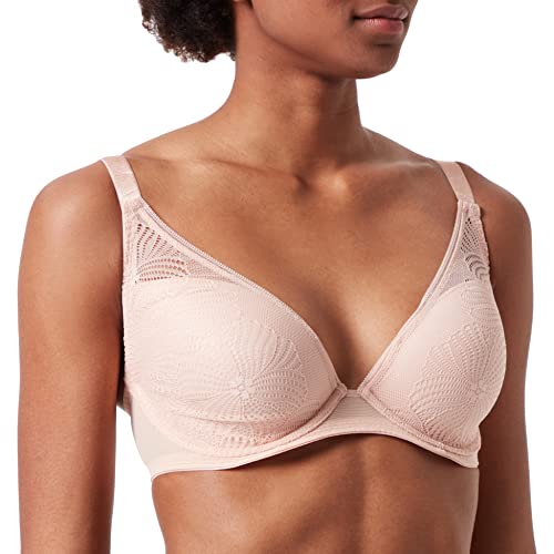 Wonderbra Damen Fabulous Feel Triangle Padde Sans Armatures Dreieck BH, Pink (Nude Rose 09z), 65I (Herstellergröße: 80I)