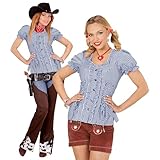 W WIDMANN MILANO Party Fashion - Bluse, Bayerin, Trachtenbluse, Damenhemd, Bierfest, Cowgirl, Sheriff