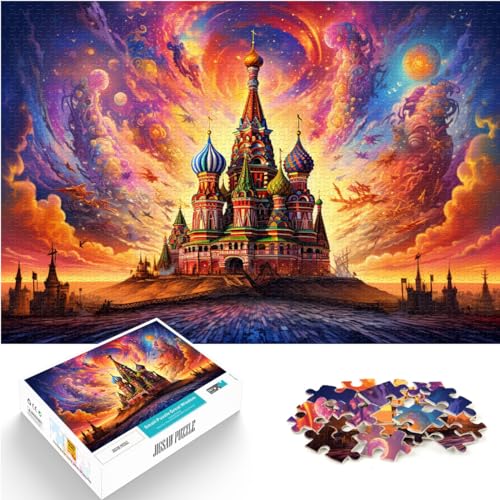 Puzzle-Geschenk, Farbe, Russland, St. Petersburg, 1000 Puzzles für Erwachsene, 1000 Teile, Holzpuzzle, tolle Geschenke für Weihnachten, 1000 Stück (50 x 75 cm)