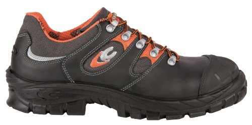 Cofra 13120-000 VILI S3 SRC Sicherheitsschuhe, Schwarz/Grau/Orange, Größe 47