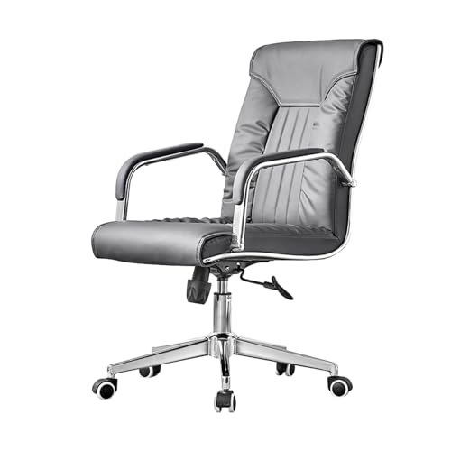 TBSZCM Arbeitsstuhl, Chefsessel, Bürostuhl mit hoher Rückenlehne, PU-Leder, Bürostuhl mit Armlehne, ergonomischer Schreibtischstuhl für Home-Office-Gaming-Stühle Run forward