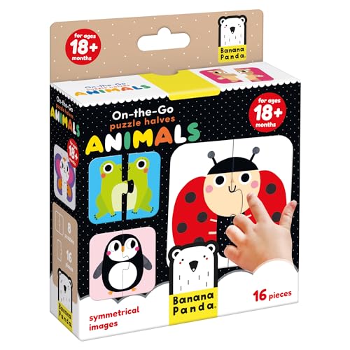 Banana Panda On-the-Go Puzzle halbe Tiere 18m+