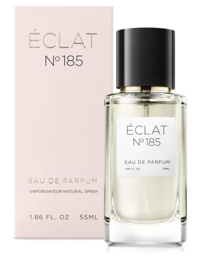 ÉCLAT 185 - Damen Parfum 55 ml - Langanhaltender Damenduft mit Moschus, Benzoe & karamell - Eau de Parfum Duftzwilling, Parfum-Dupes für Frauen