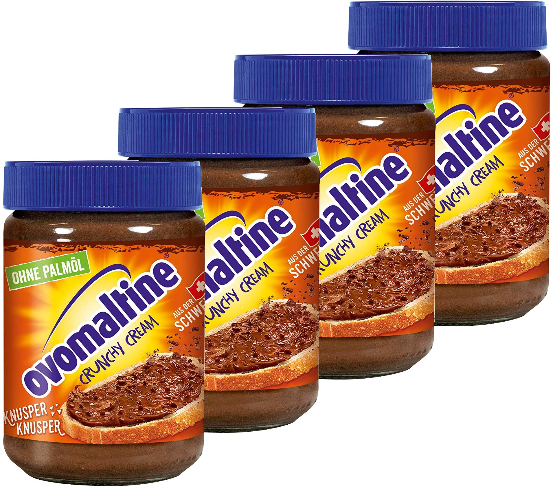 Ovomaltine Crunchy Cream, Brotaufstrich 4 x 380g