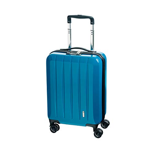 CHECK.IN London 2.0-4-Rollen-Trolley 50 cm blau