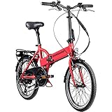 ZÜNDAPP Z101 20 Zoll E Bike Faltrad Damen Herren Elektrofahrrad klappbar Fahrrad Elektro Klapprad Ebike Pedelec E-Bike Erwachsene Klappfahrrad