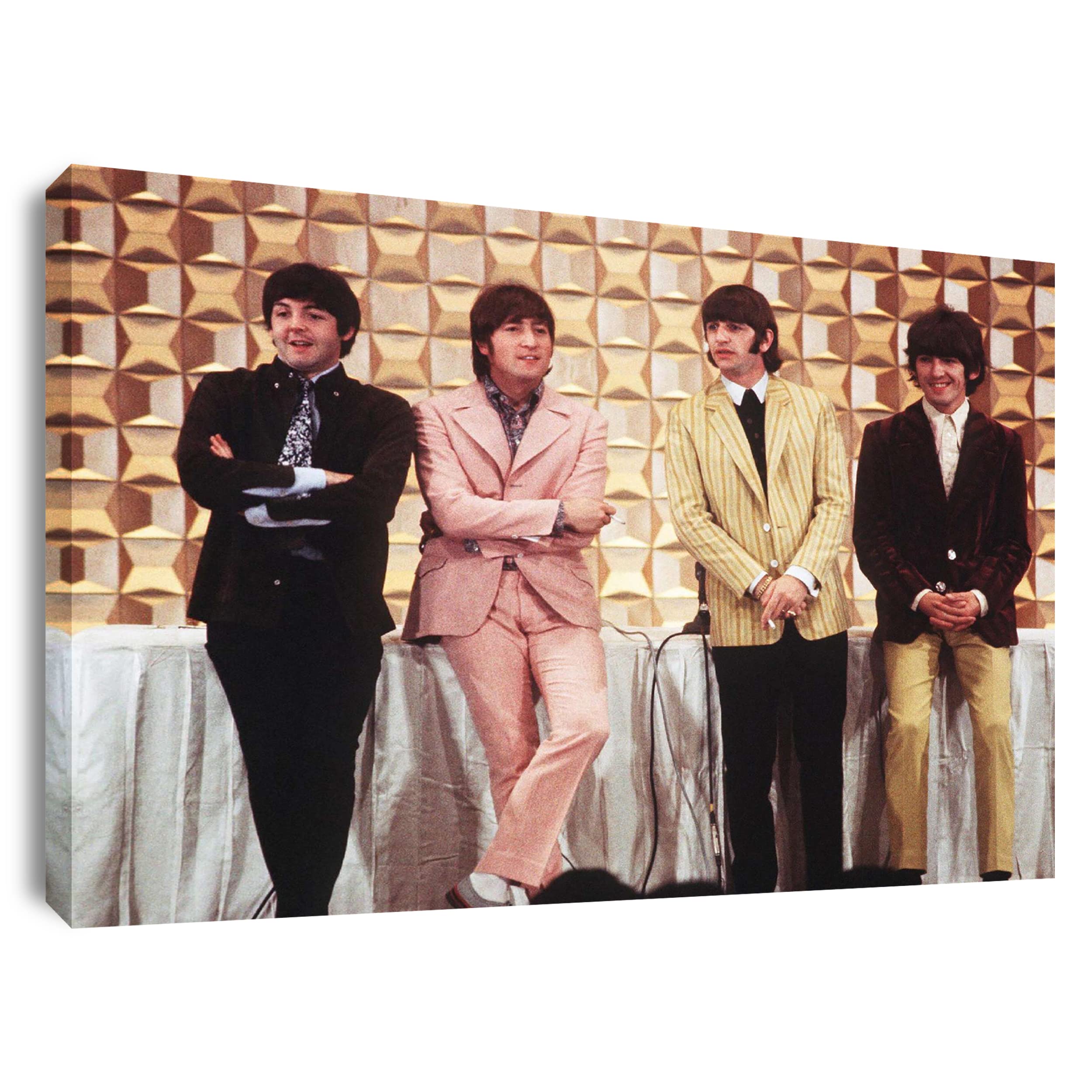 Artis Prints Leinwandbild The Beatles, Band Gruppenbild, Klein bis XXL, Inneneinrichtung - Wohnzimmer - Wohnung, Dekoration