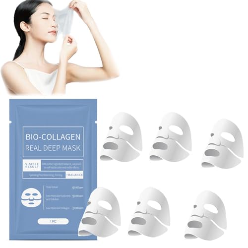 Biodance Kollagenmaske über Nacht, Biodance Bio-Collagen Real Deep Mask, Sungboon Kollagenmaske, Biodance Kollagen-Gesichtsmaske über Nacht, Bio-Kollagen-Gesichtsmaske, Bio Collagen Face Mask (6PCS)