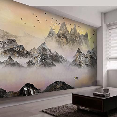 XLMING Kunst-Tinte-Landschaft 3D Tapete Home Dekoration Wohnzimmer Sofa Schlafzimmer Tv Hintergrund Wand-150cm×105cm