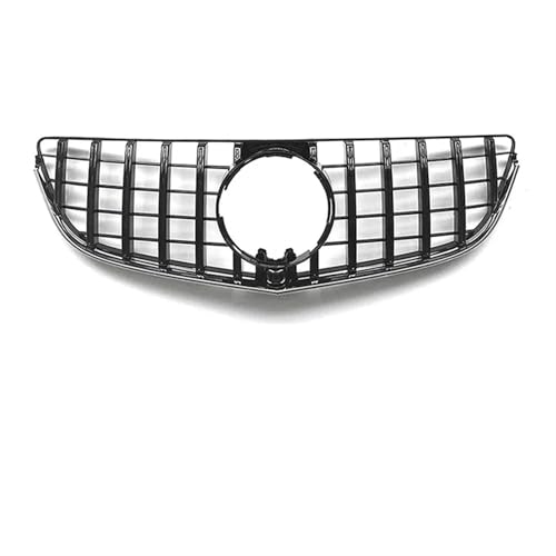 Frontgrills Für Benz E-Klasse W207 2009–2016 E200 E260 E320 E350 E400 E500 Auto Vorne Oben Stoßstange Haube Mesh Grille Front Bumper Grille(2014-2016 Black)