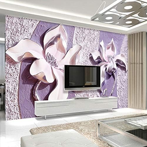 Blumen-Landschaft 3D Tapeten Wanddekoration Fototapete Sofas Wohnzimmer Wandbild Schlafzimmer-350cm×256cm