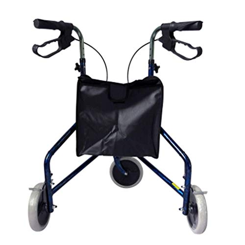 Walker Älterer Allrad-Einkaufswagen Rehabilitationstraining Walker Zusammenklappbarer tragbarer kleiner Walker Geschenk Comfortable anniversary