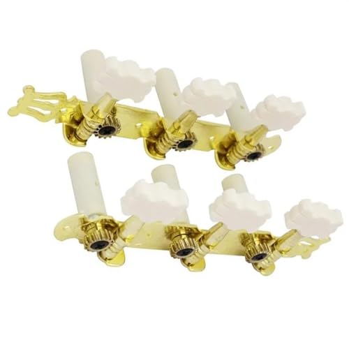 Strings Tuning Pegs Mechaniken Für Gitarre Stimmwirbel für klassische Gitarrensaiten, Stimmwirbel, Stimmwirbel, Schlüsselzubehör, Stimmwirbel mit Schrauben (Color : 3/4)