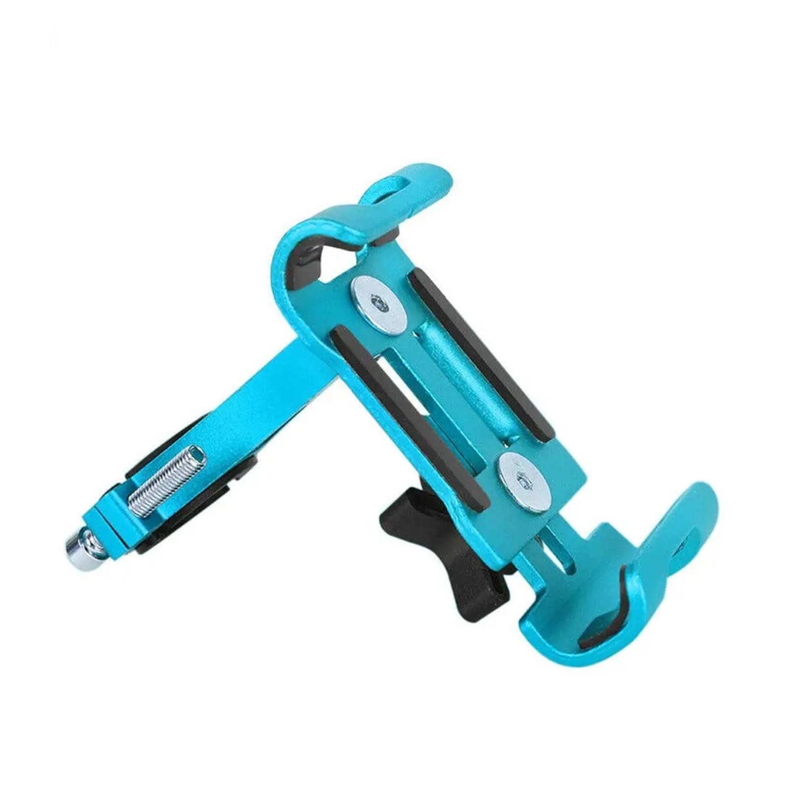 Handyhalterung Motorrad Metall Lenker Ständer Halterung Aluminium Legierung Telefon Montieren Handy Unterstützung Motorrad Telefon Halter Bike Stents Handyhalter Fahrrad(Blue(Non-rotatable))