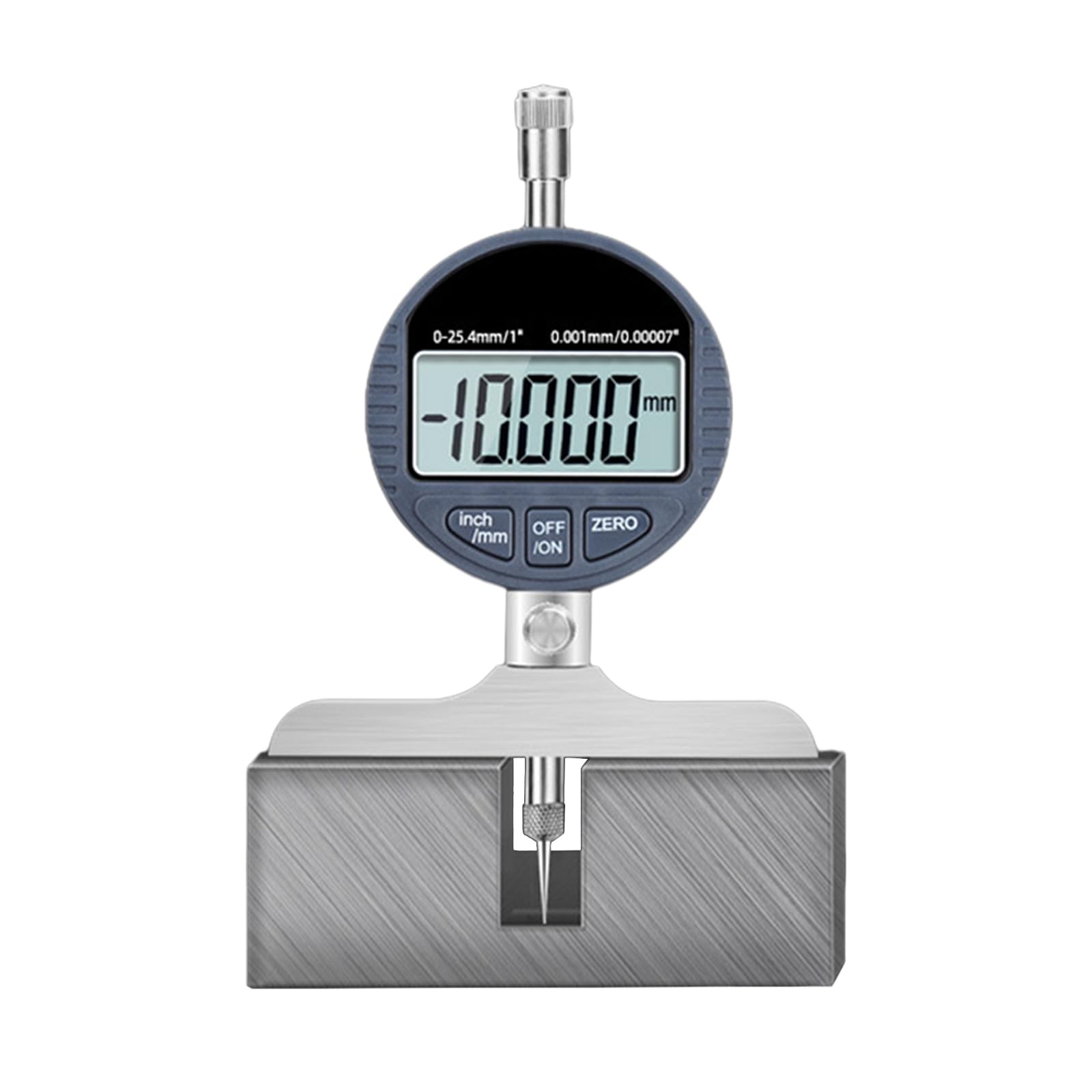 Digitales elektronisches Messgerät, LCD-Anzeige, Messbereich 0–25,4 mm, 0–12,7 mm