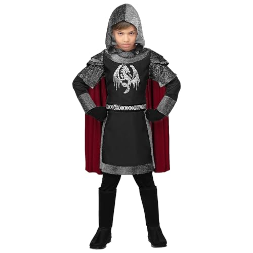 "DARK KNIGHT" (hooded coat with cape) - (140 cm / 8-10 Years)