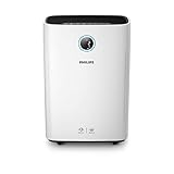 Philips Series 2000i 2-in-1 Luftreiniger und Luftbefeuchter – App-Steuerung, entfernt Pollen, Staub, Viren und Allergene* in Räumen mit bis zu 65 m², 4 Geschwindigkeitsstufen, Sleep-Modus (AC2729/10)