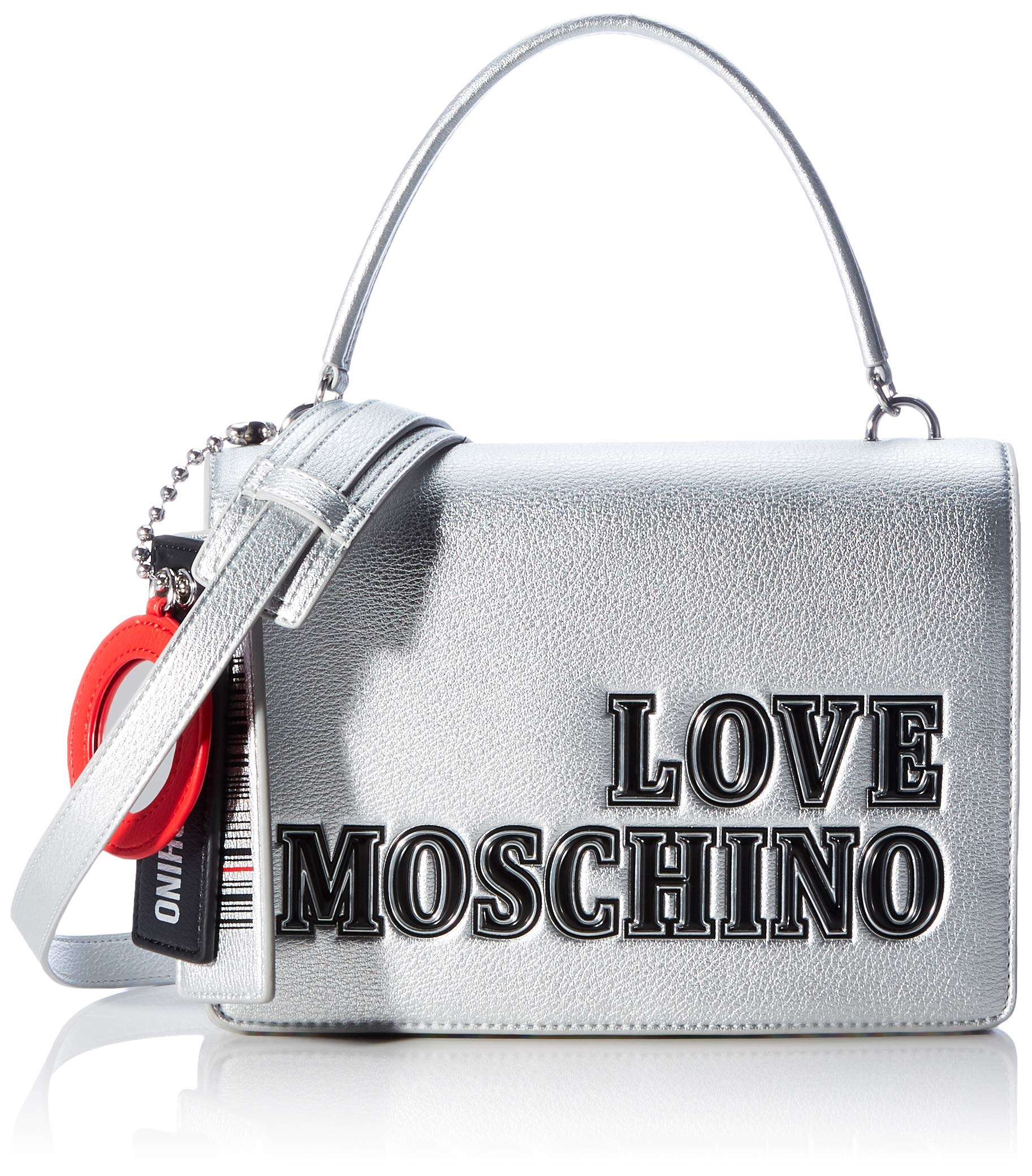 Love Moschino Damen JC4238PP0BKG0902 Umhngetasche, Silver