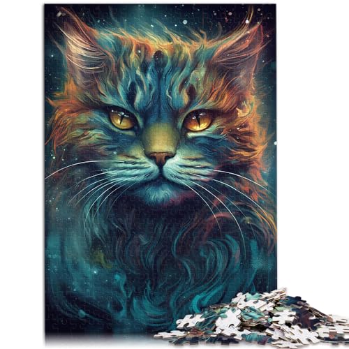 Puzzles, Lernspiele, Perserkatze, 1000 Puzzles für Erwachsene, Holzpuzzle, Lernspiele ganze Familie und die (50 x 75 cm)