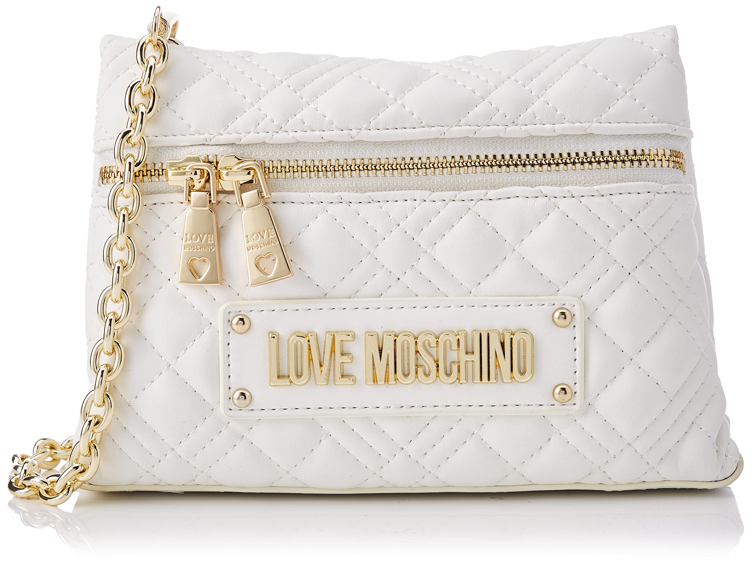 Love Moschino Damen Jc4319pp0fla0120 Umhängetasche, Weiß, Einheitsgröße