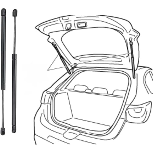 DAYKET 2 Stück Kofferraum Gasfeder Gasfeder Gasdämpfer Heckklappe für Kia Ceed Cee'd XCeed III CD 2018-2021, Gasdruckdämpfer Gasdruckfeder Heckklappe