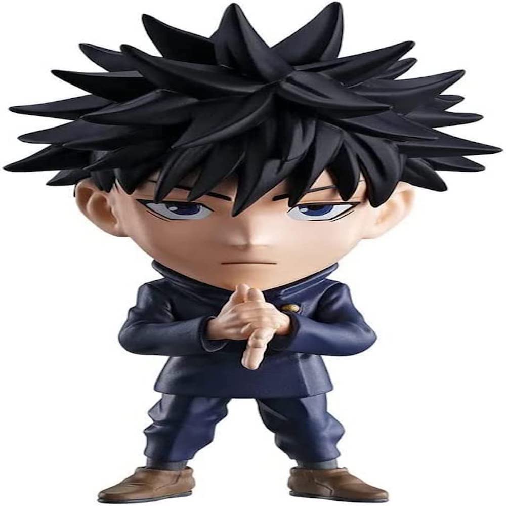 Chibi Masters Jujutsu Kaisen Figure Megumi Fushiguro | 8cm Megumi Fushiguro Anime Figure On Base | Collectable Jujutsu Kaisen Models | Bandai Figures Range Anime Merch and Anime Gifts