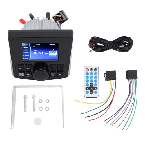 Marine Bluetooth MP5-Player, wasserdichter Touchscreen für Boote, Yachten, Wohnmobile